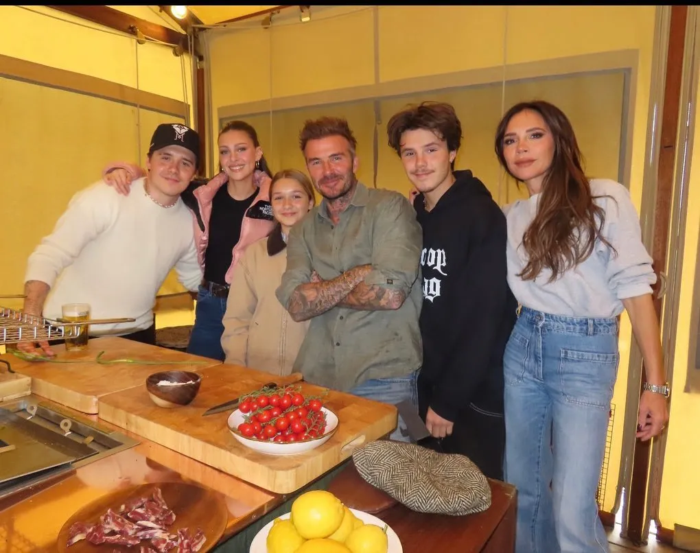 The Beckham family