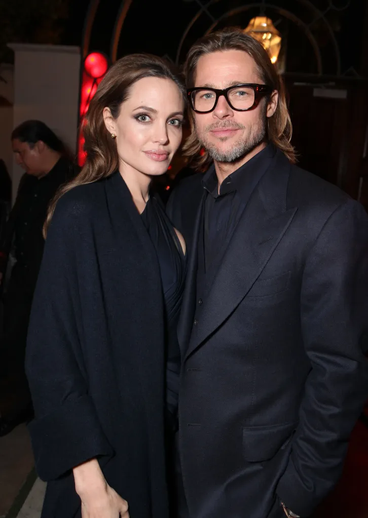 Angelina Jolie and Brad Pitt at "In the Land of Blood and Honey" premiere.