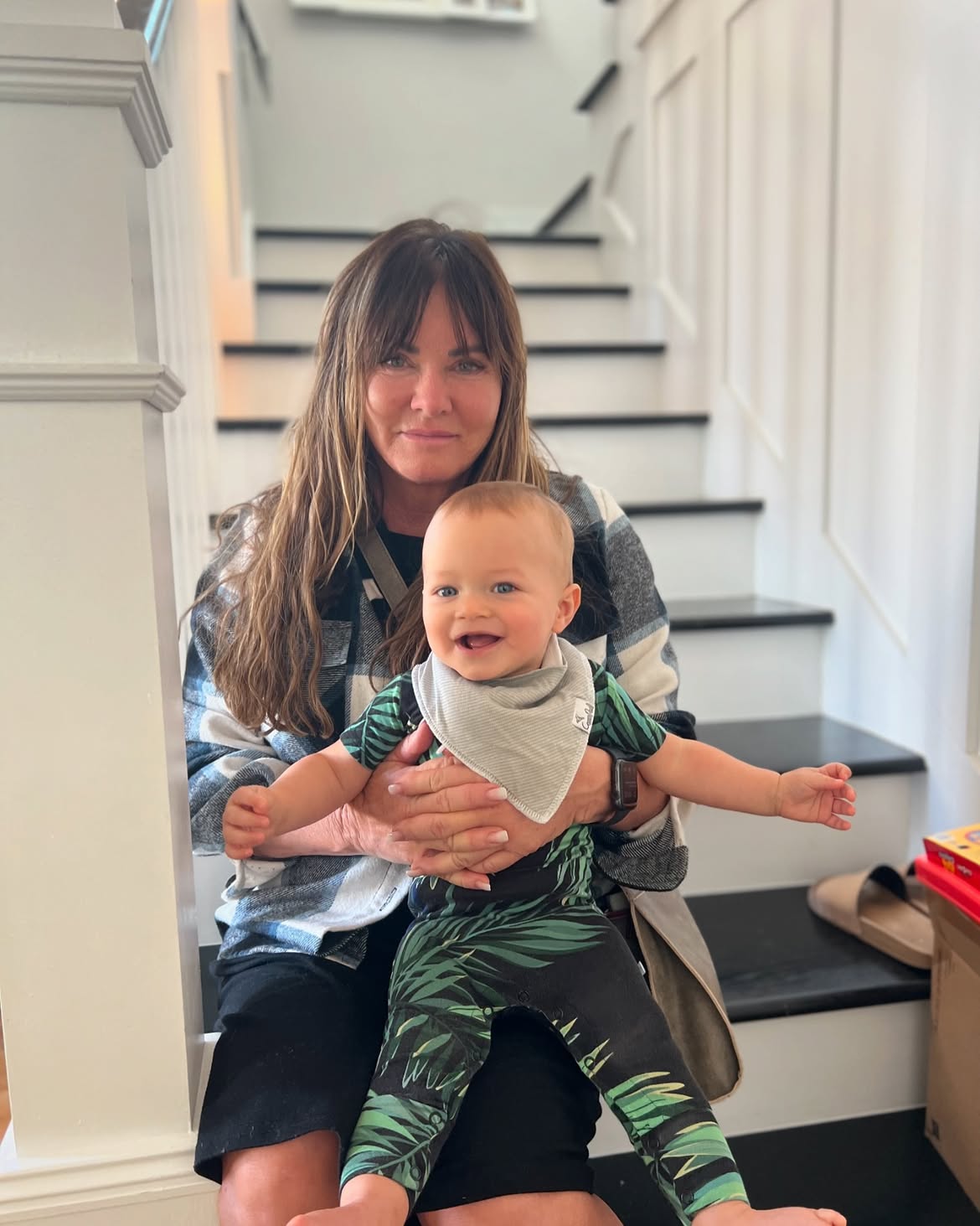 Jeana Keough with her grandson, Shane.