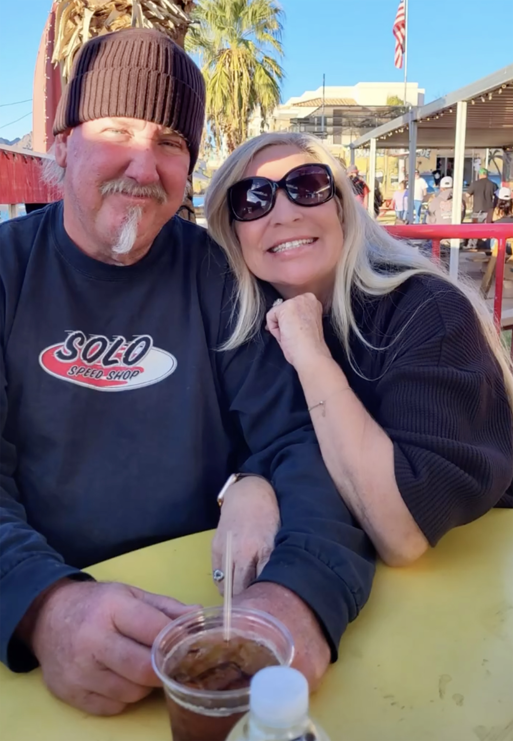 Darrell Sheets with ex-wife Kimber Weurfel.