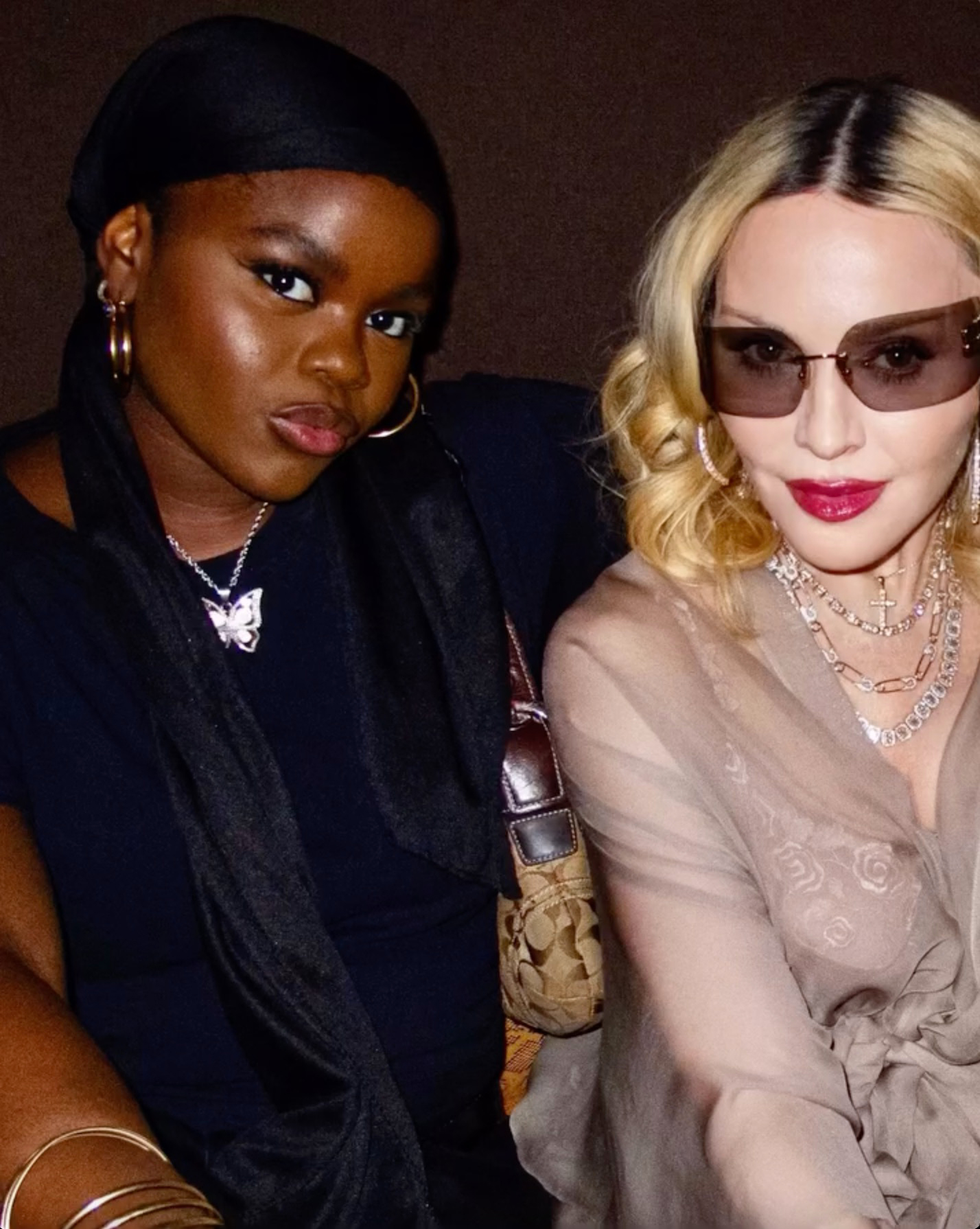 Mercy James and Madonna