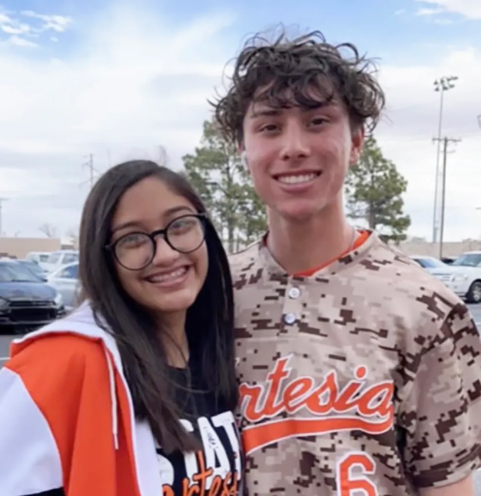 Alexee Trevizo with a boyfriend.