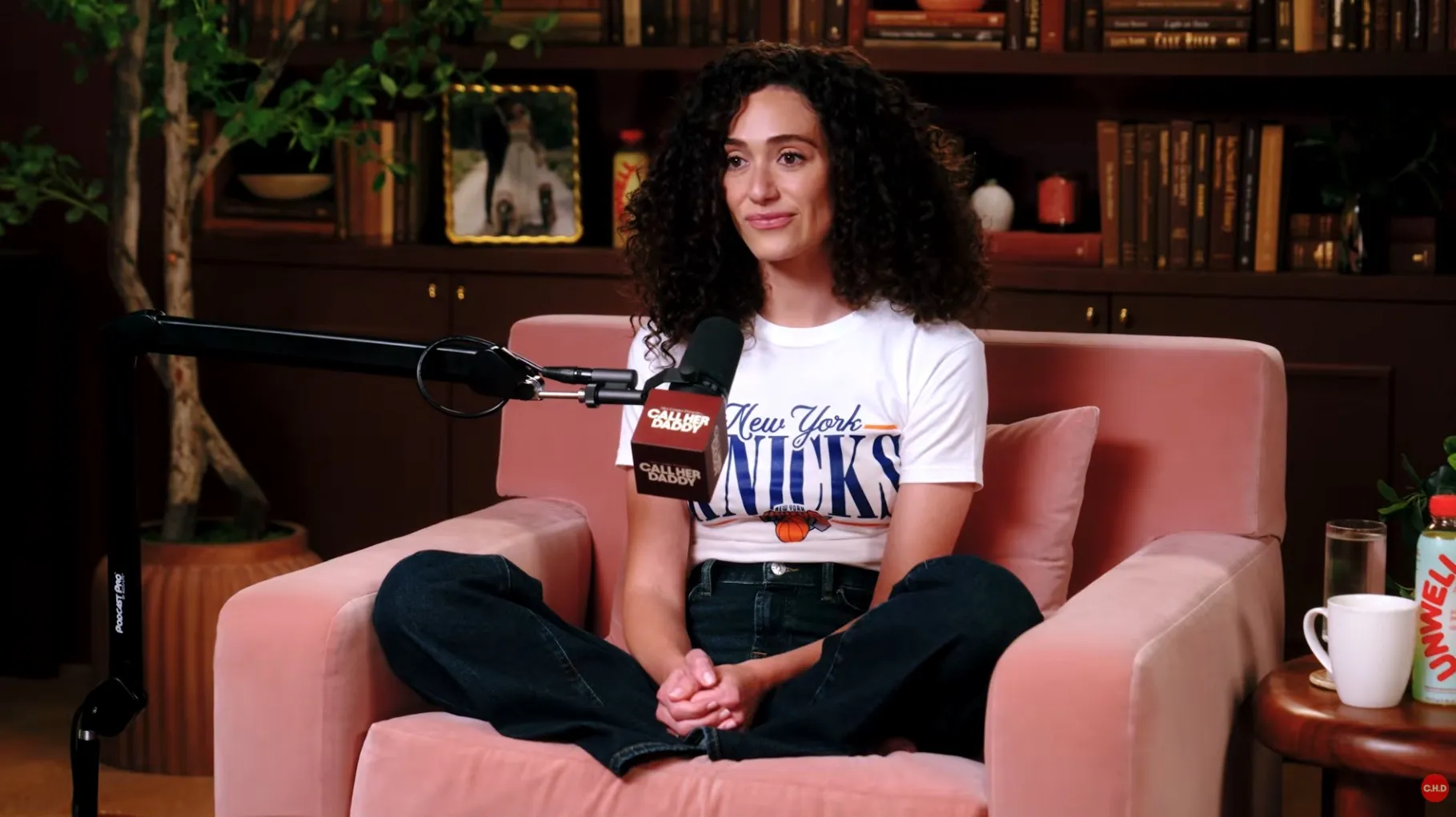 Emmy Rossum on the "Call Her Daddy" podcast.