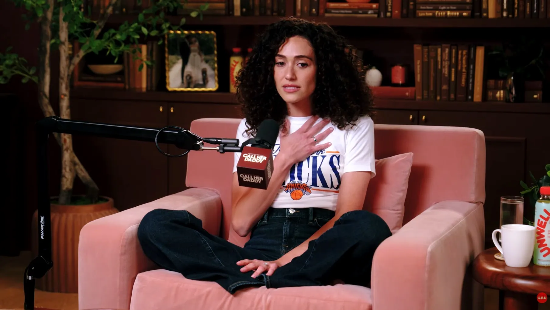 Emmy Rossum on the "Call Her Daddy" podcast.