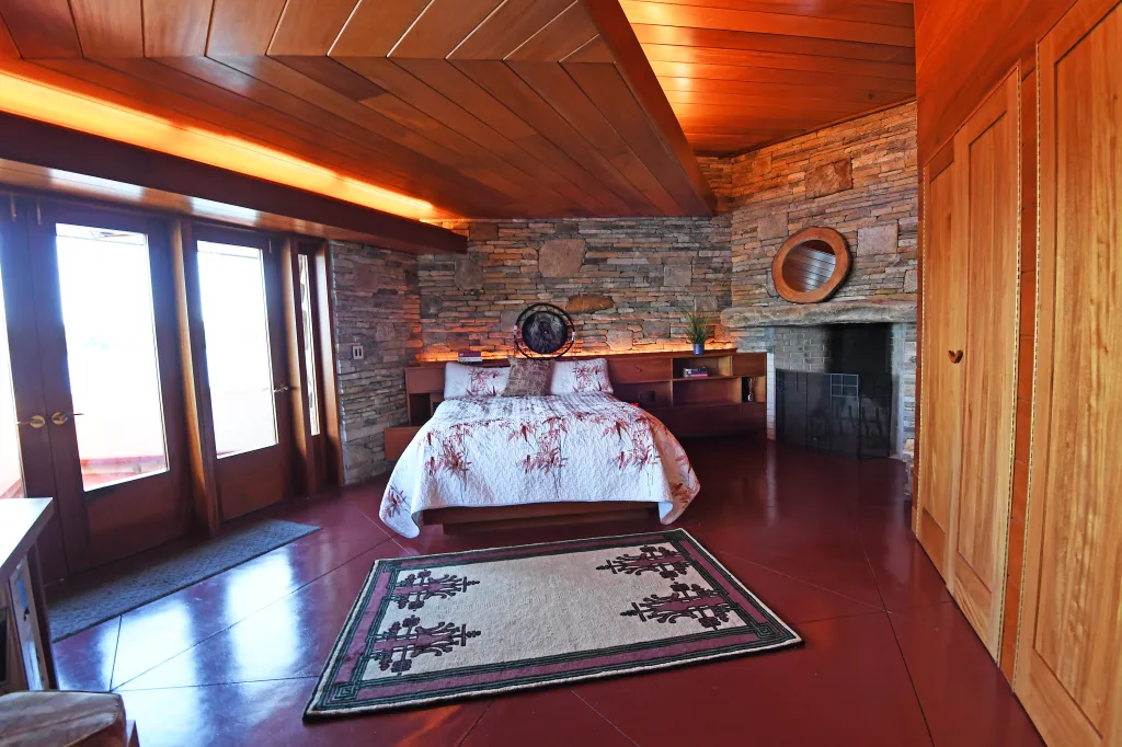 One of the bedrooms.