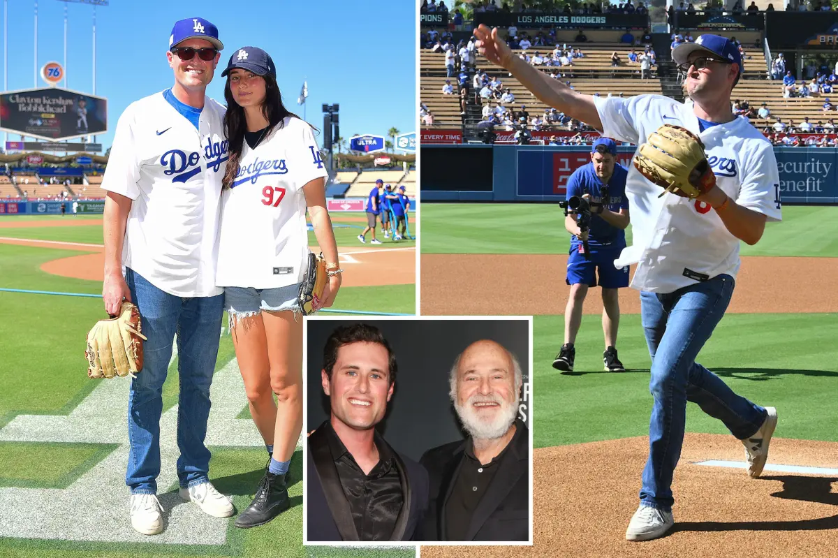 Rob Reiner’s son describes heartfelt reason to throw out first pitch at Dodgers game