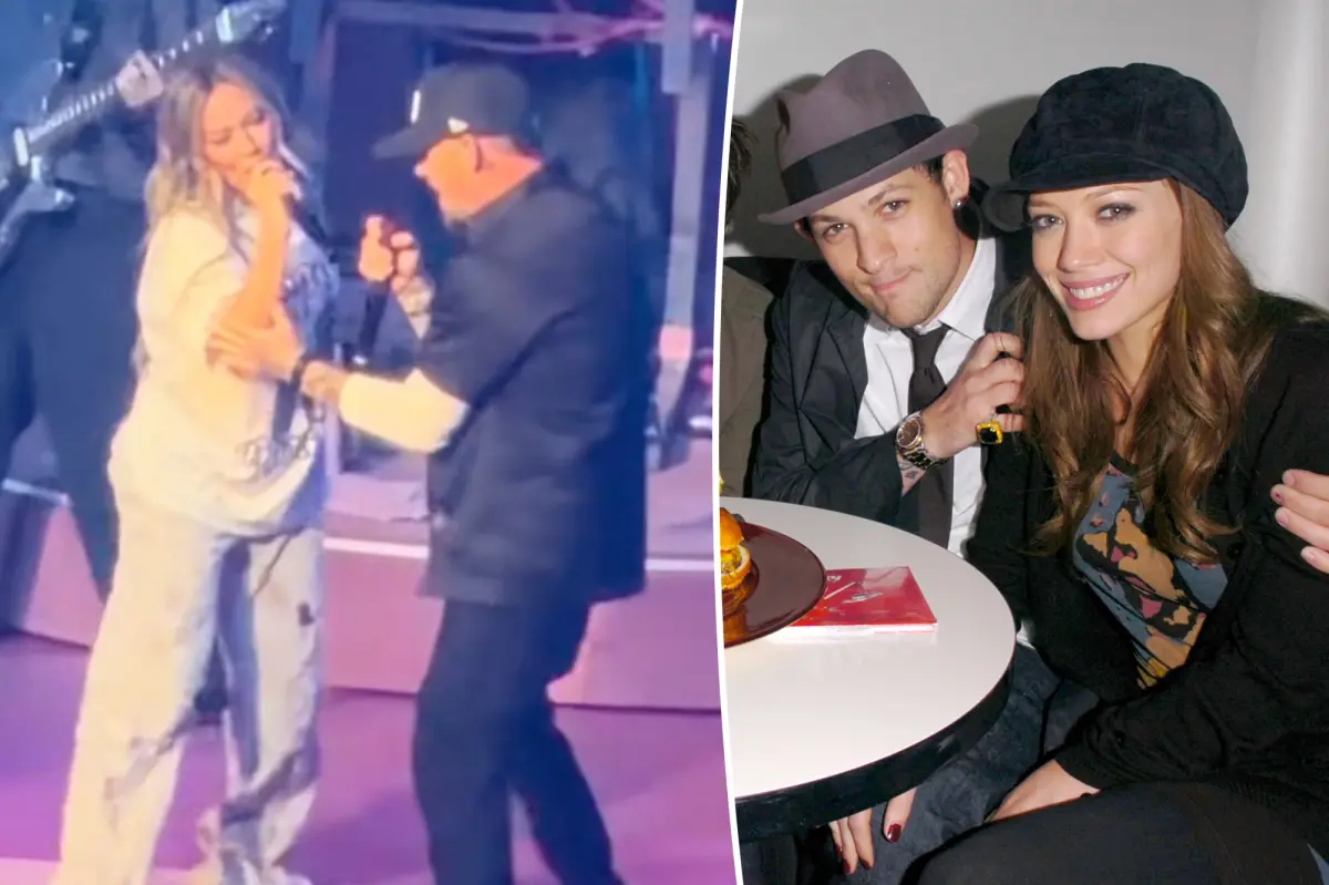 Hilary Duff reunites with ex Joel Madden for surprise duet 20 years after split