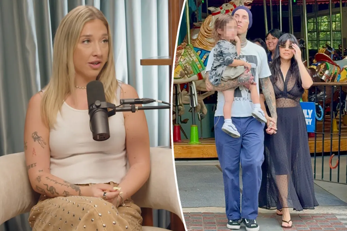 Kourtney Kardashian’s ex-nanny Leah Barrs addresses rumors she had sex with Travis Barker