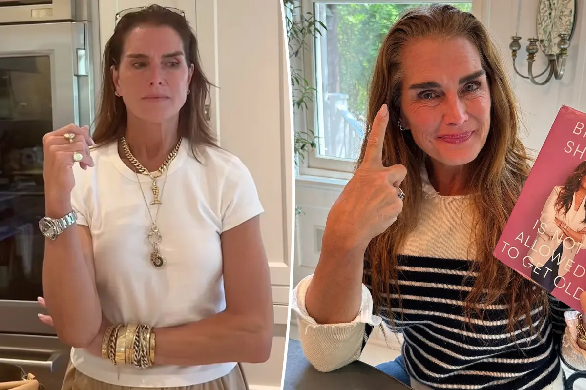 Brooke Shields expertly shuts down ‘bully’ for calling out her gray hairs and wrinkles