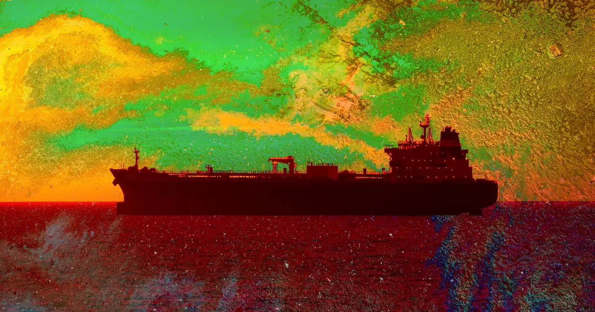 Giant Oil Tanker Runs Aground in Marine Nature Preserve, Spills Nonstop for Weeks