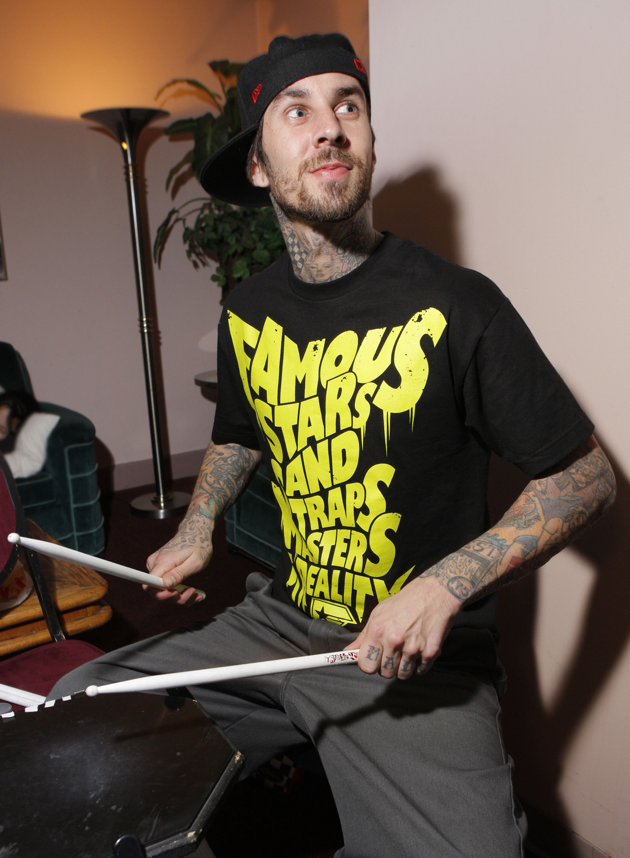 Travis Barker in 2008