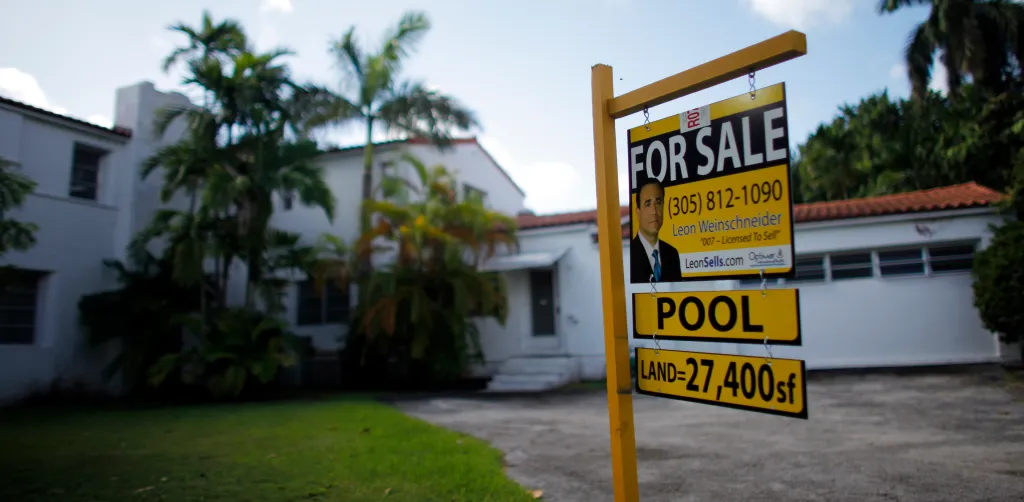 There are far more home sellers than buyers actively in the US market.