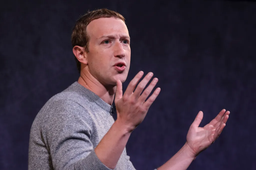 Facebook CEO Mark Zuckerberg speaks about the new Facebook News feature at the Paley Center For Media in New York City on Thursday, Oct. 24, 2019.