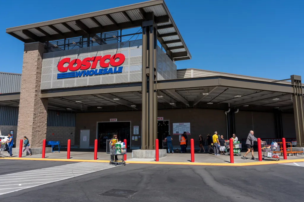 A Costco store in Napa, California.