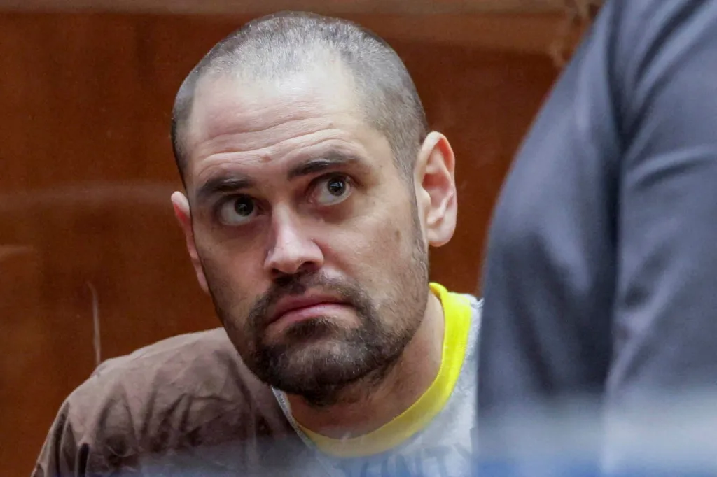 Nick Reiner in court in Los Angeles.