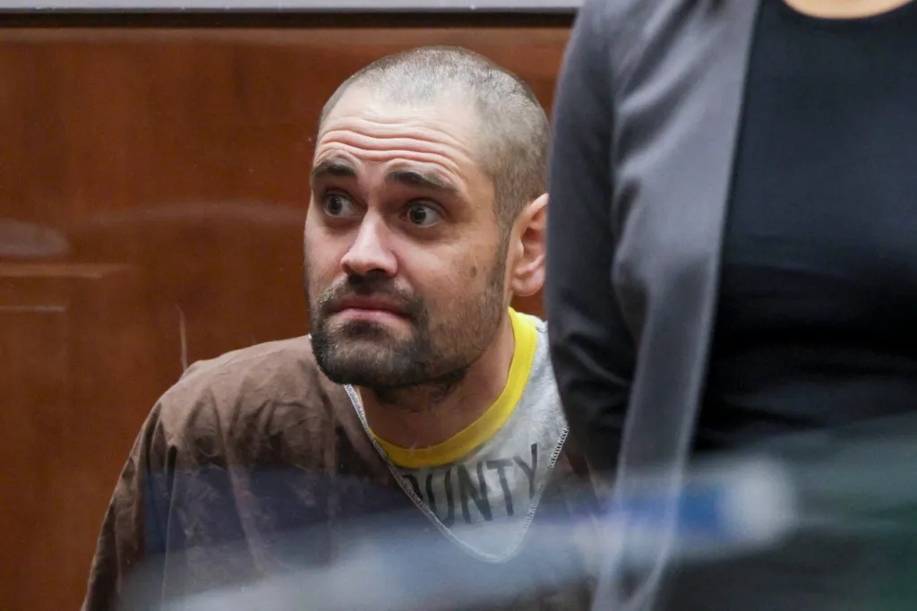 Nick Reiner in court during his arraignment.