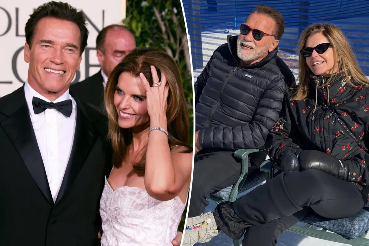 Exes Arnold Schwarzenegger and Maria Shriver reunite in rare photo from family vacation