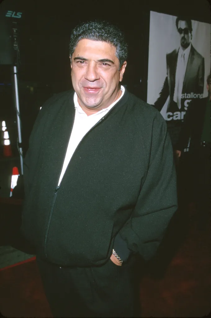 Actor Vincent Pastore smiling at the "Get Carter" Los Angeles Premiere.