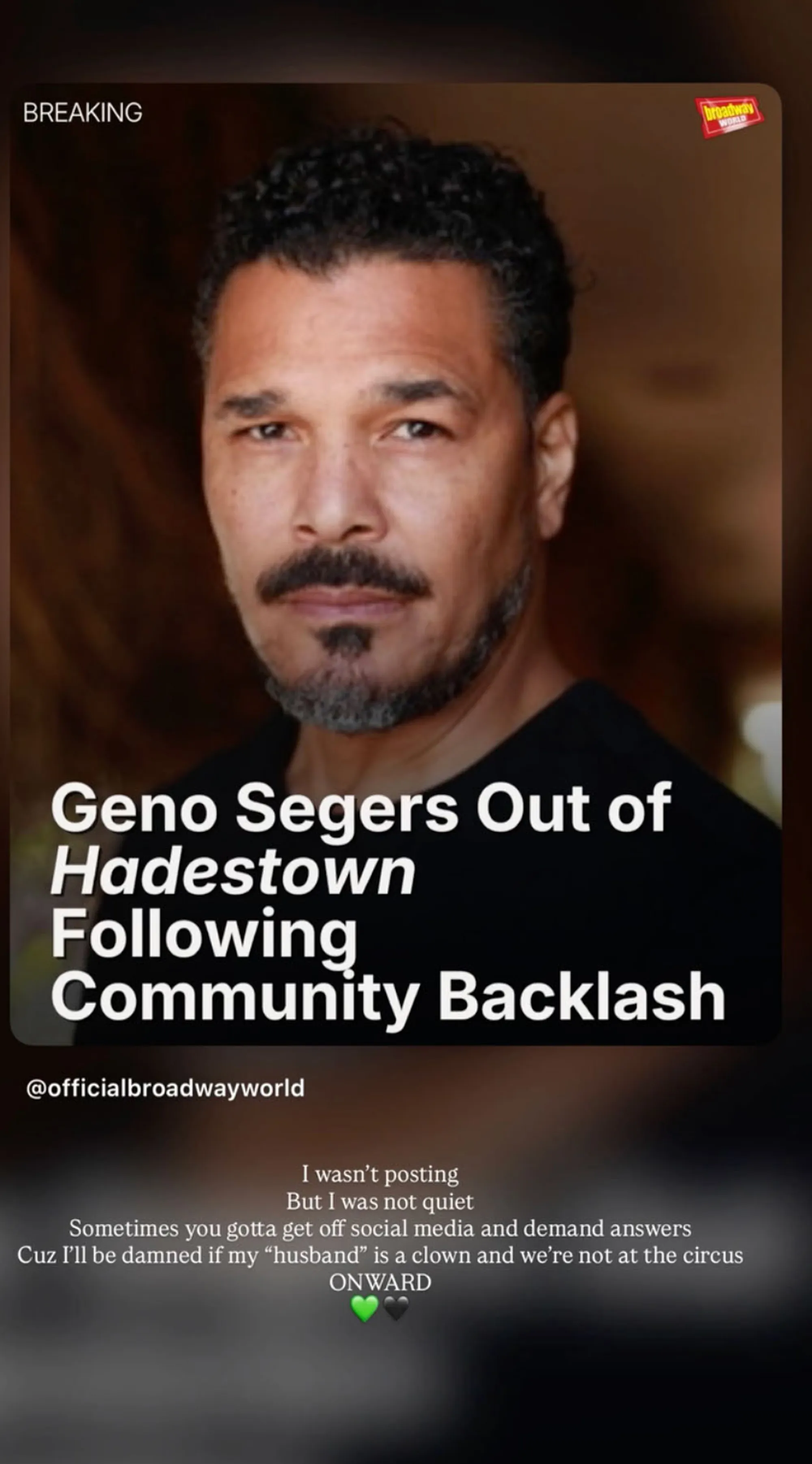 Amber Iman's post about Geno Segers