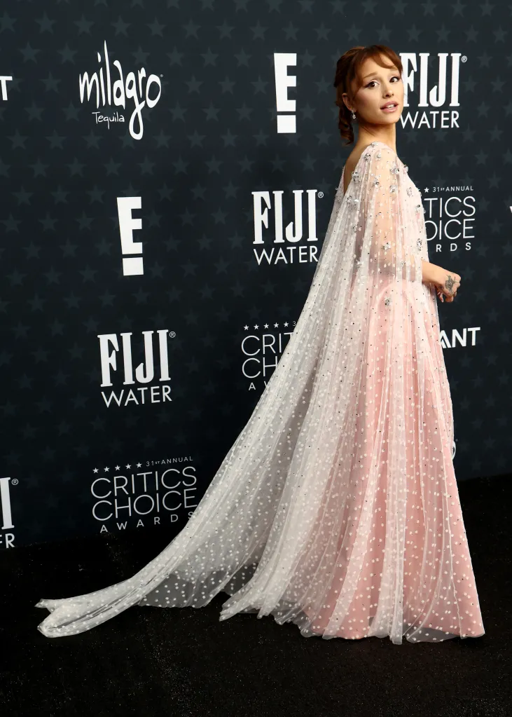 Ariana Grande at the 31st Annual Critics Choice Awards.