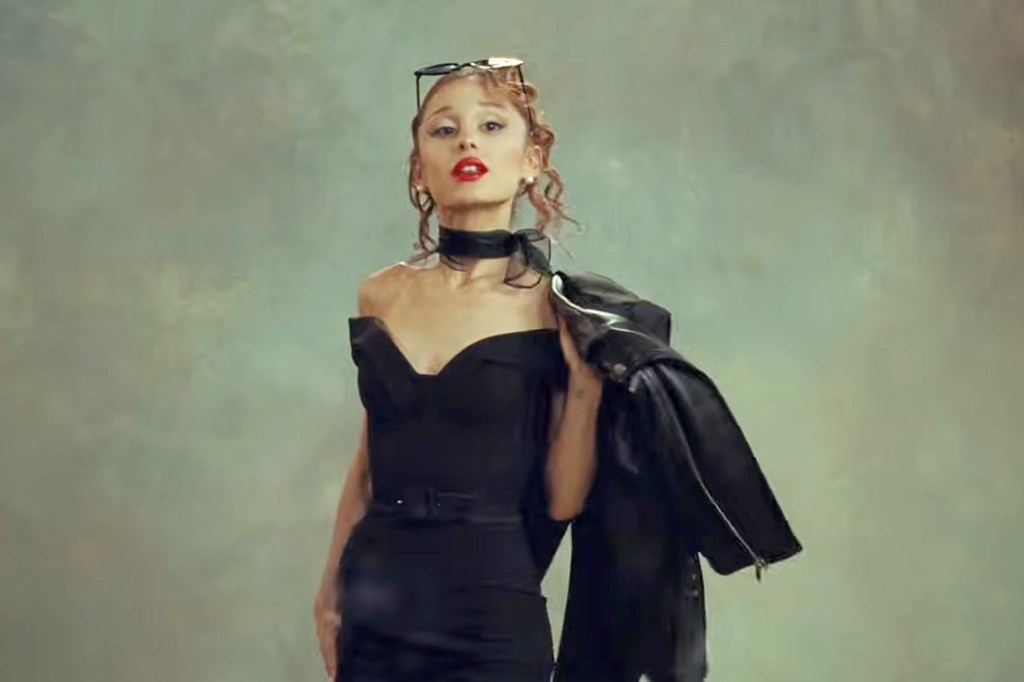Ariana Grande in her new music video for "Petal."