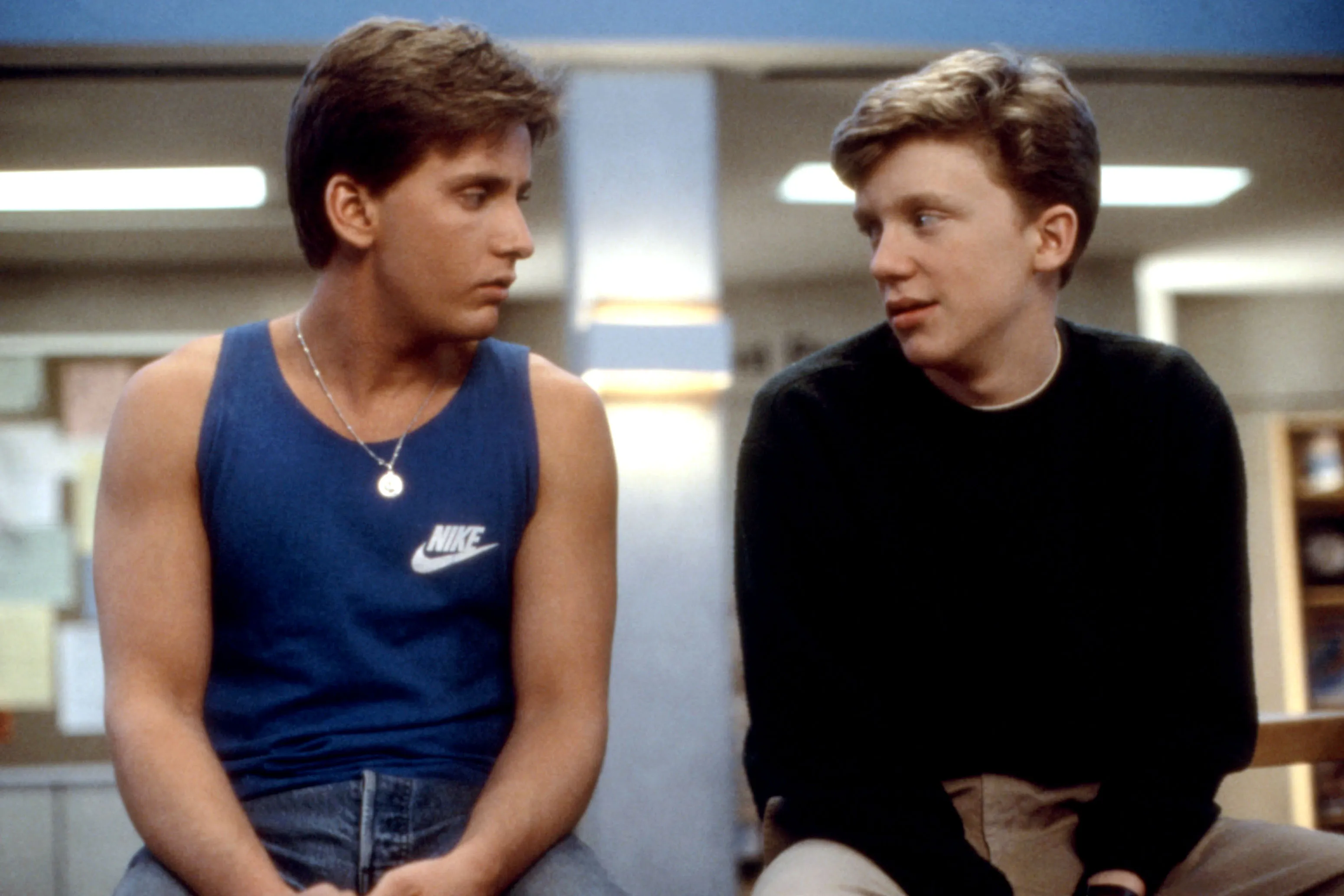 Emilio Estevez, Anthony Michael Hall,