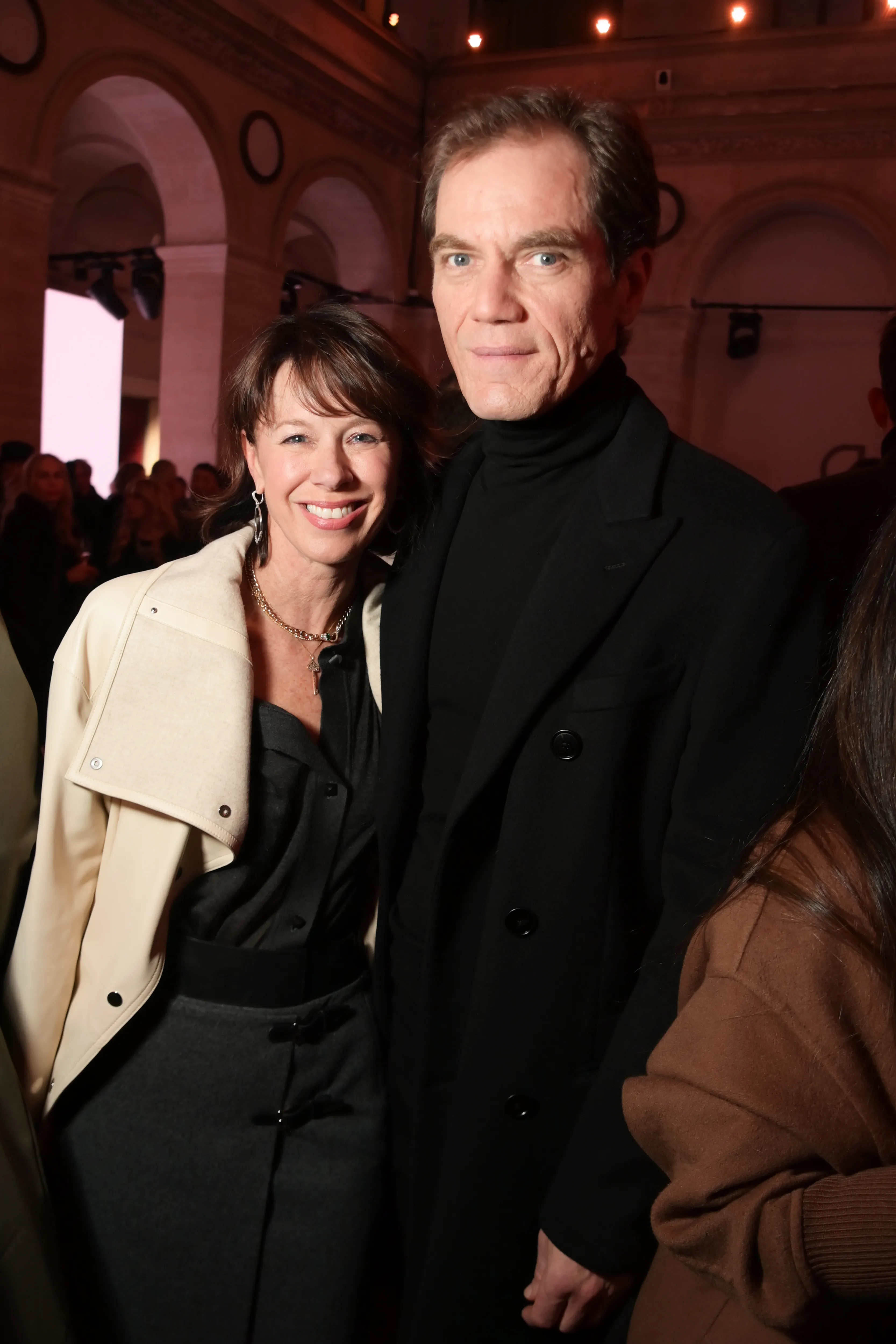Michael Shannon and Christy Bush posing for a photo.
