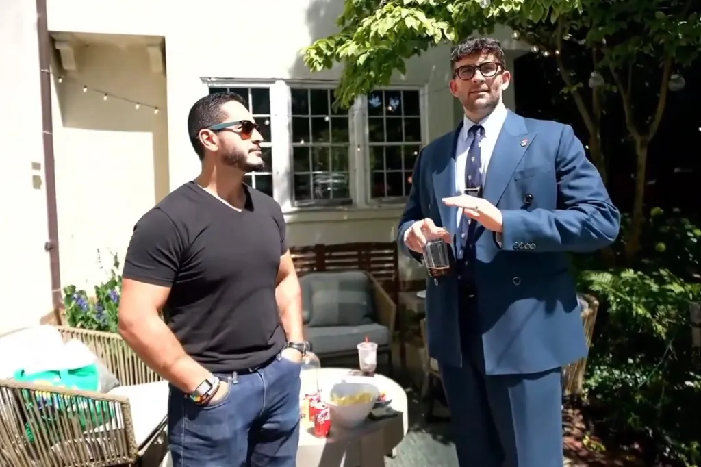 Abdul El-Sayed speaking with Hasan Piker on primary eve.