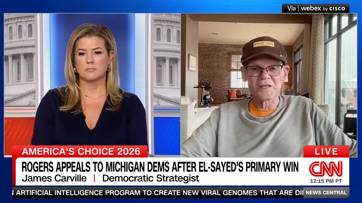 Cranky James Carville gets fired up on CNN over historic Dem win