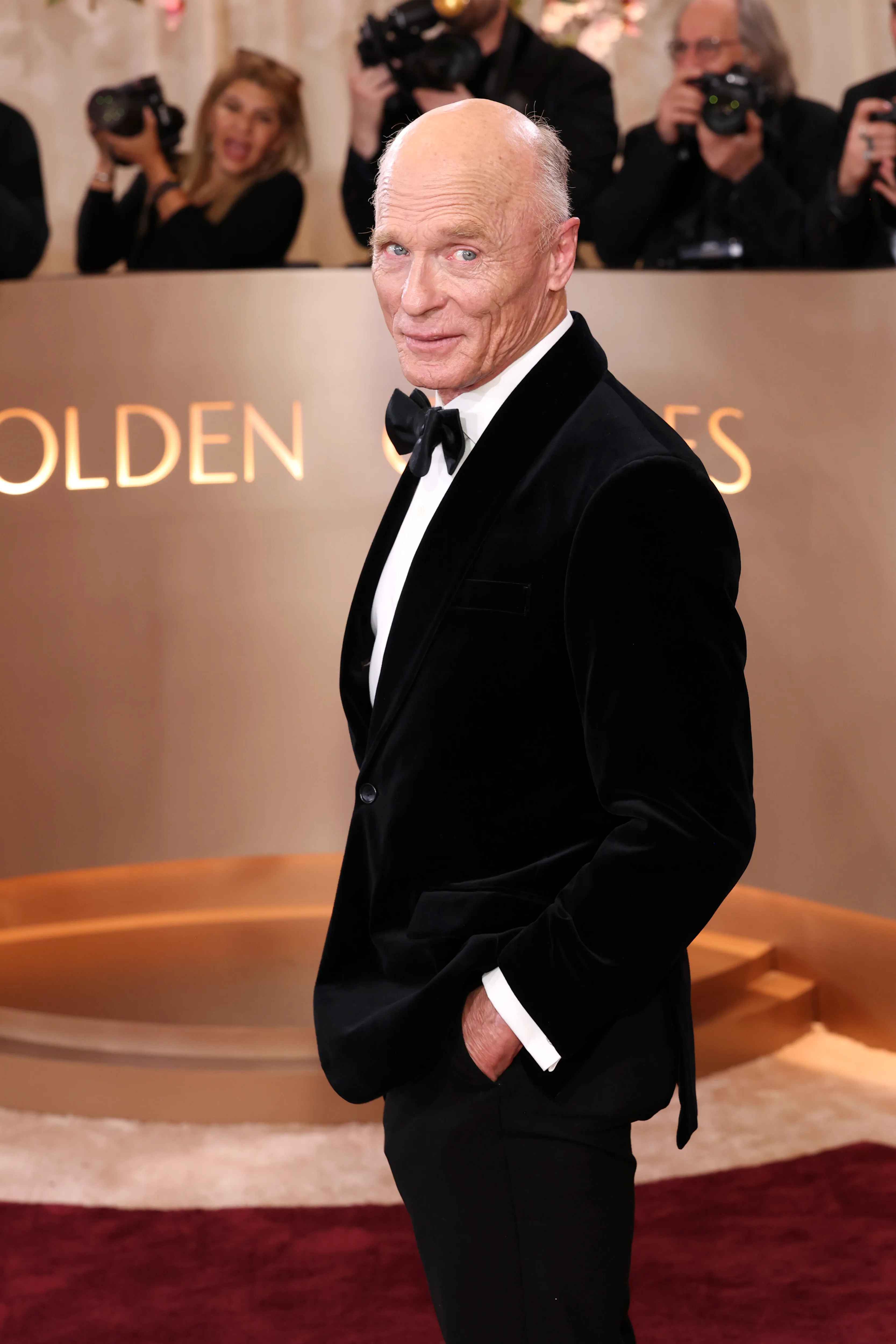 Ed Harris attending the 83rd Annual Golden Globe Awards.