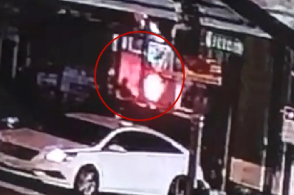 Fire damage is seen inside a deli at 4 W. 183rd St. in the Bronx, N.Y., on Tuesday, August 11, 2026. A man was rushed to the hospital with serious burn injuries after a two-alarm fire broke out, which witnesses said started when Molotov cocktails were thrown inside the deli.