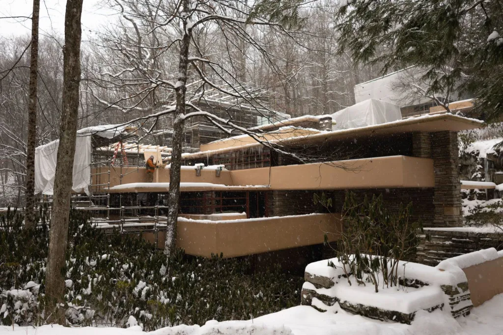 The architect's famed Fallingwater has had recent issues of disrepair.