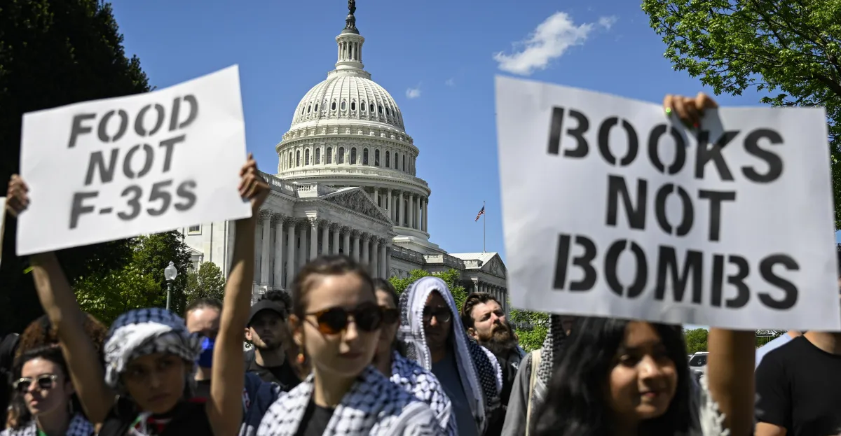 The left is winning the argument on aid to Israel. The next step will be harder.