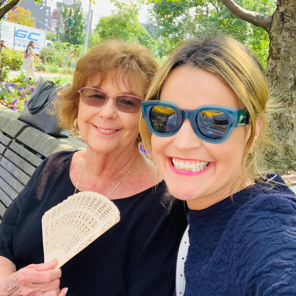 Nancy Guthrie with Savannah Guthrie.