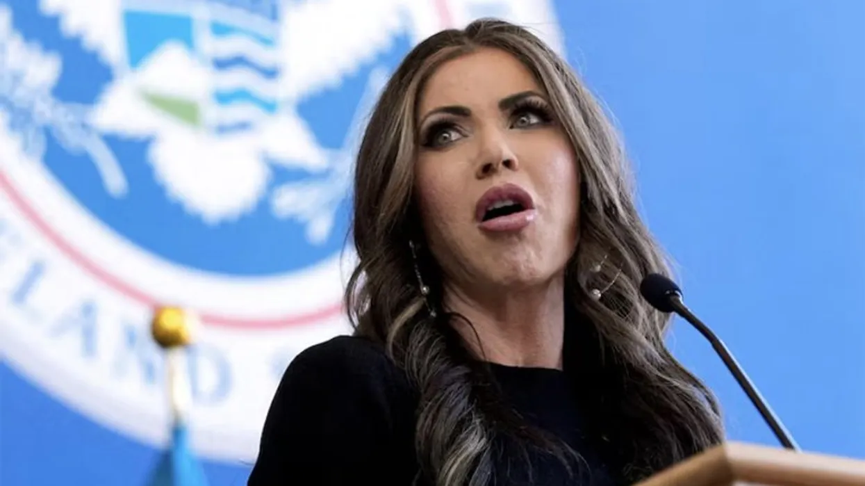 Kristi Noem’s bronze statue ceremony devolves into a merciless roast
