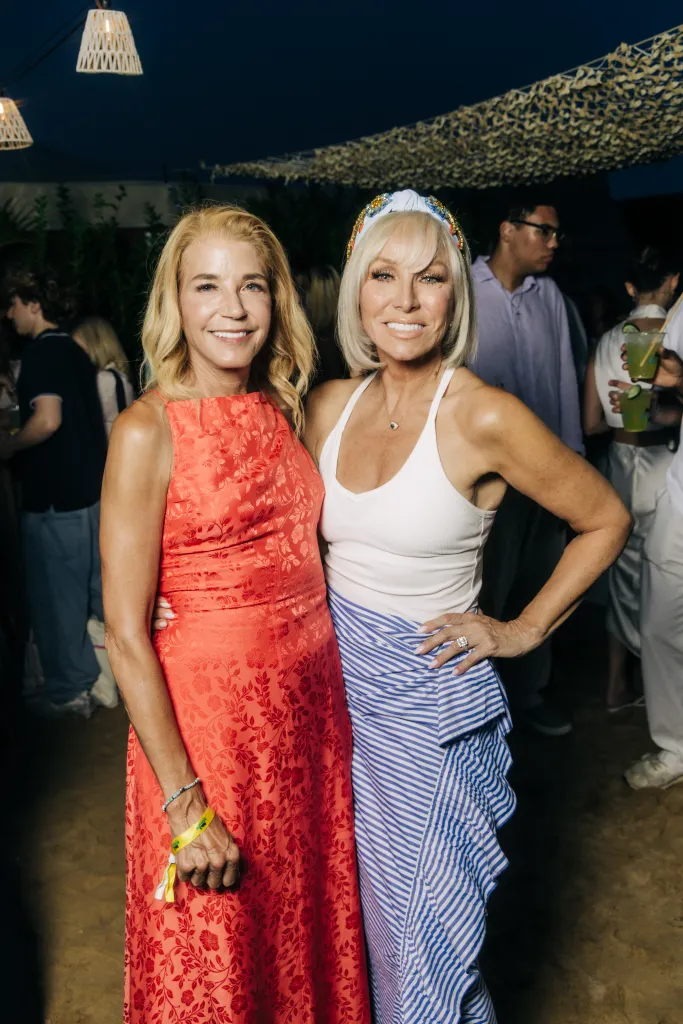 Jill Zarin and Dorinda Medley at Page Six's VRT Out East Party.
