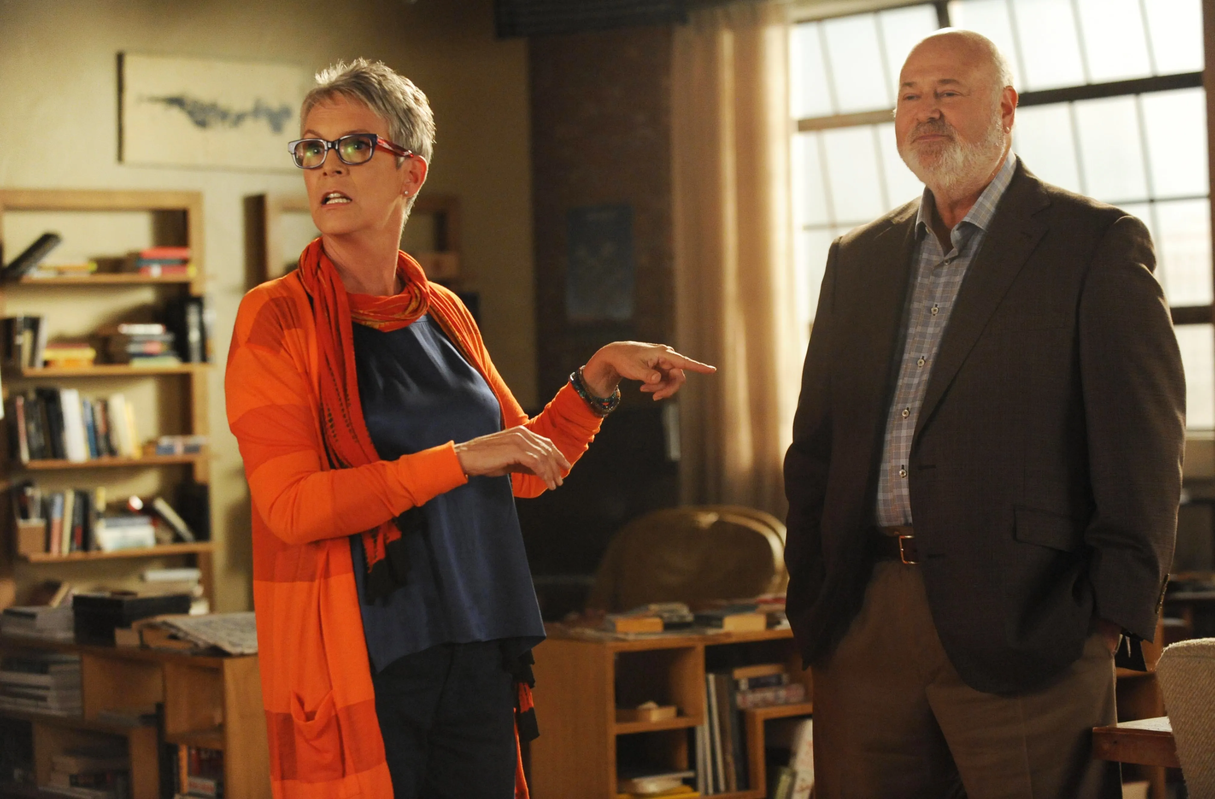 Jamie Lee Curtis, Rob Reiner in "New Girl"