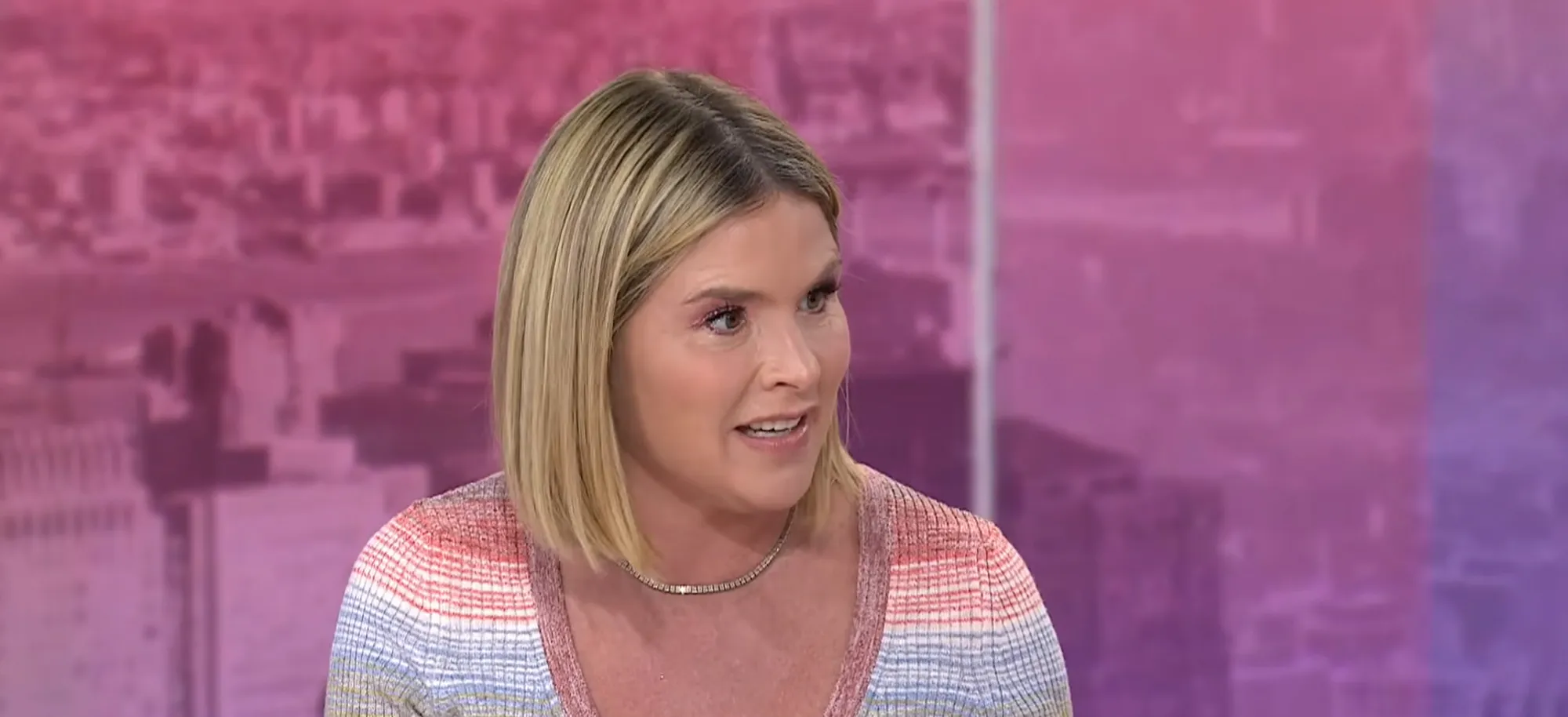 Jenna Bush Hager during an episode of "Today with Jenna & Sheinelle."