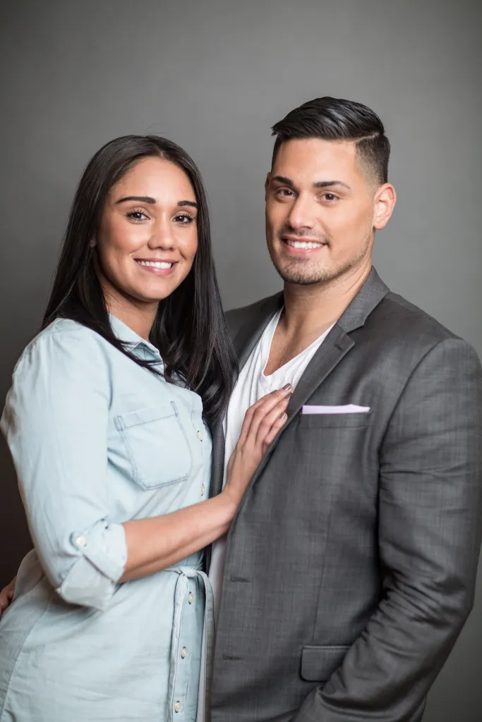 Jessica Castro and Ryan De Nino from "Married at First Sight."