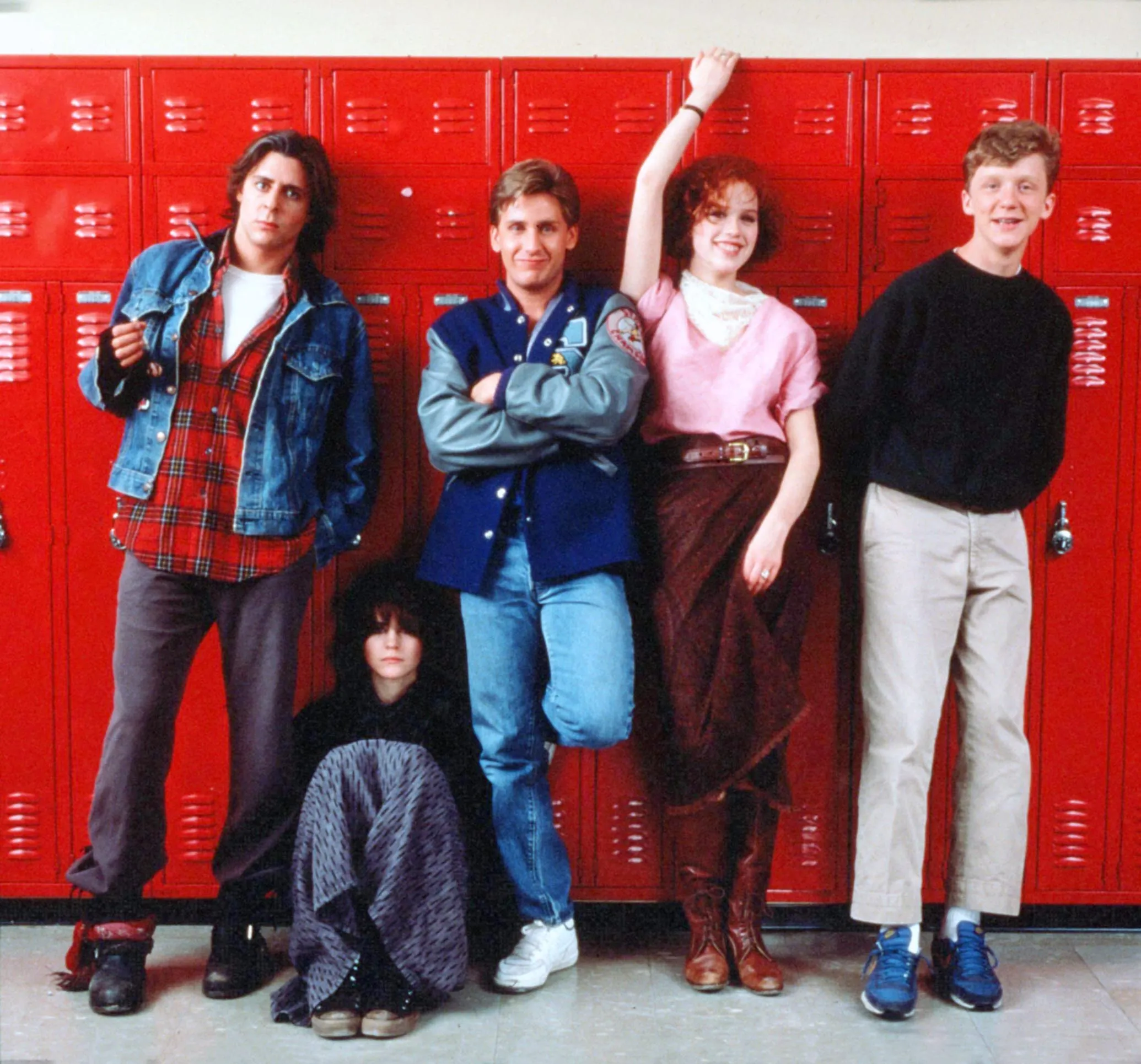 Judd Nelson, Ally Sheedy, Emilio Estevez, Molly Ringwald, Anthony Michael Hall