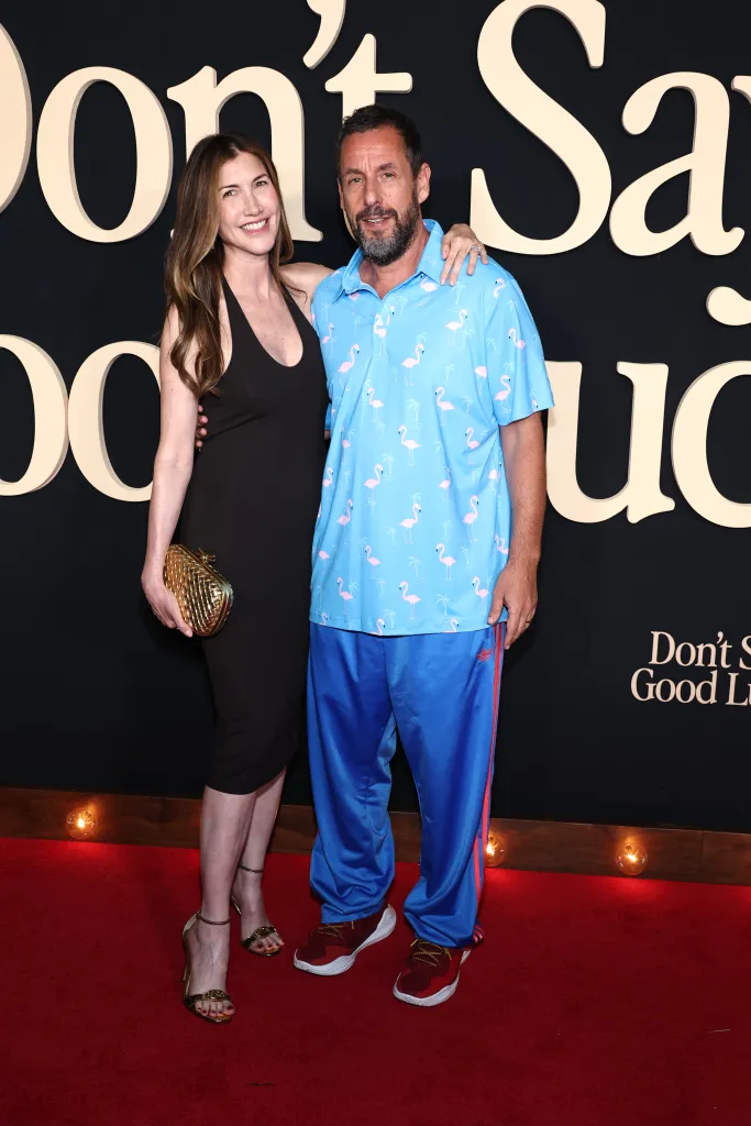 Jackie Sandler and Adam Sandler attend Netflix's 