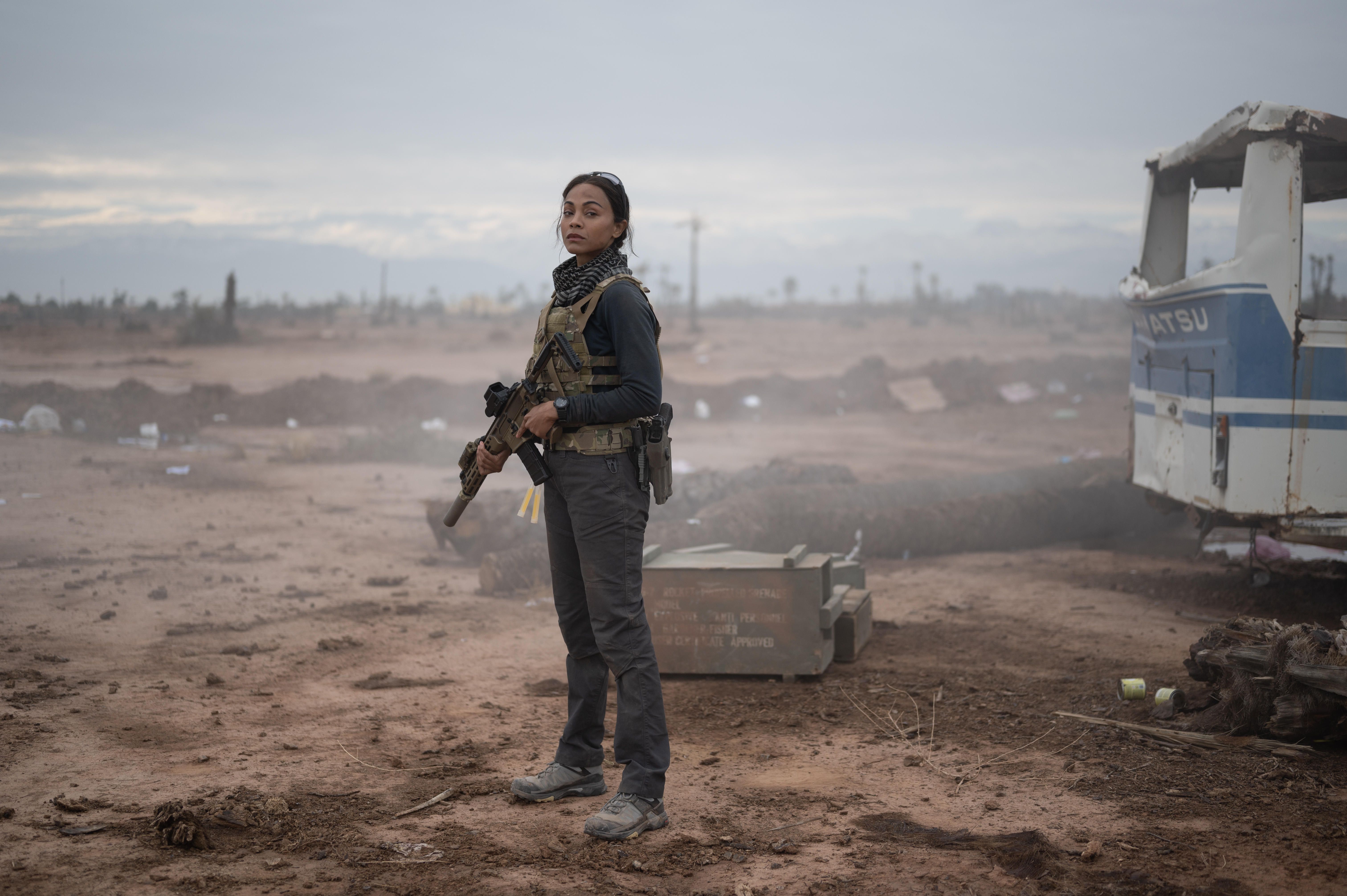 For Saldaña, who stars as CIA operative Joe McNamara in Paramount+'s 