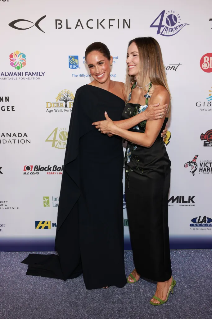 Meghan, Duchess of Sussex and Katharine McPhee attend the David Foster Foundation 40th Anniversary Celebration.