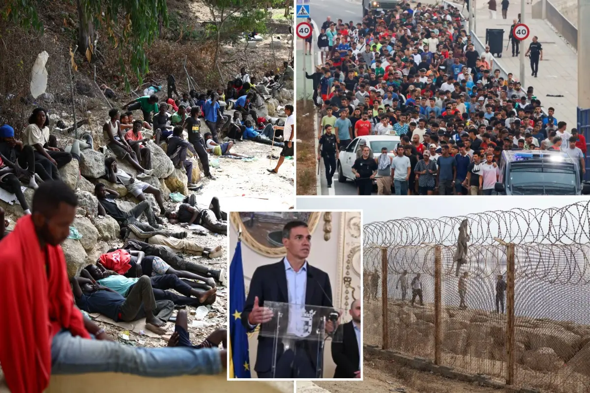 Socialist Spanish PM blasts Giorgia Meloni over restored border controls after Ceuta surge, demands emergency meeting