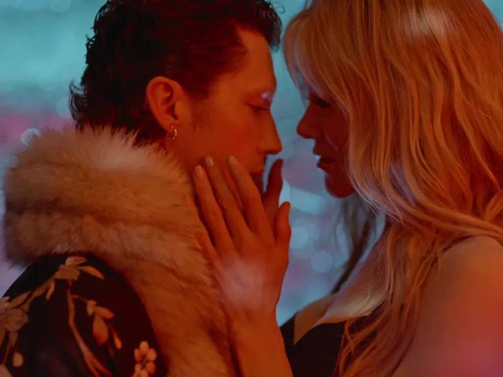 Nicole Kidman and Troye Sivan in a music video.