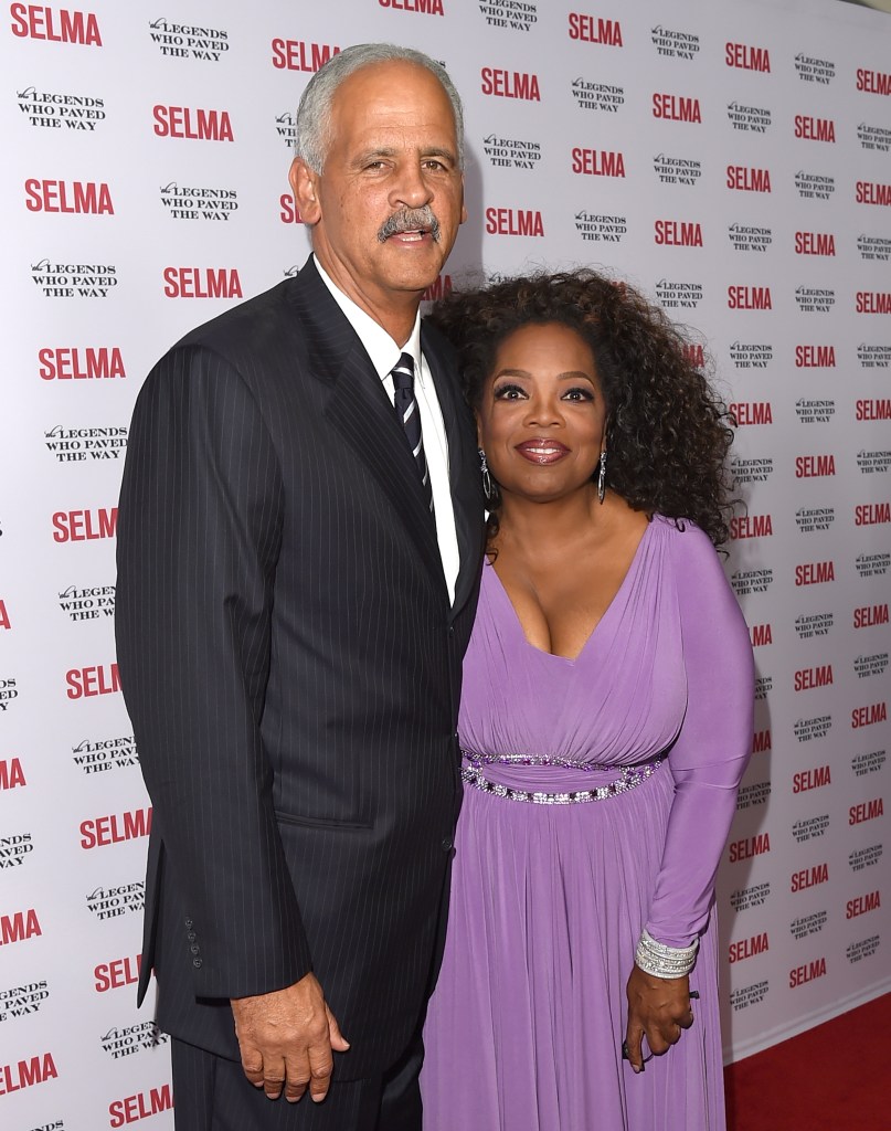 Oprah Winfrey and Stedman Graham attend the "Selma" and the Legends Who Paved the Way Gala.