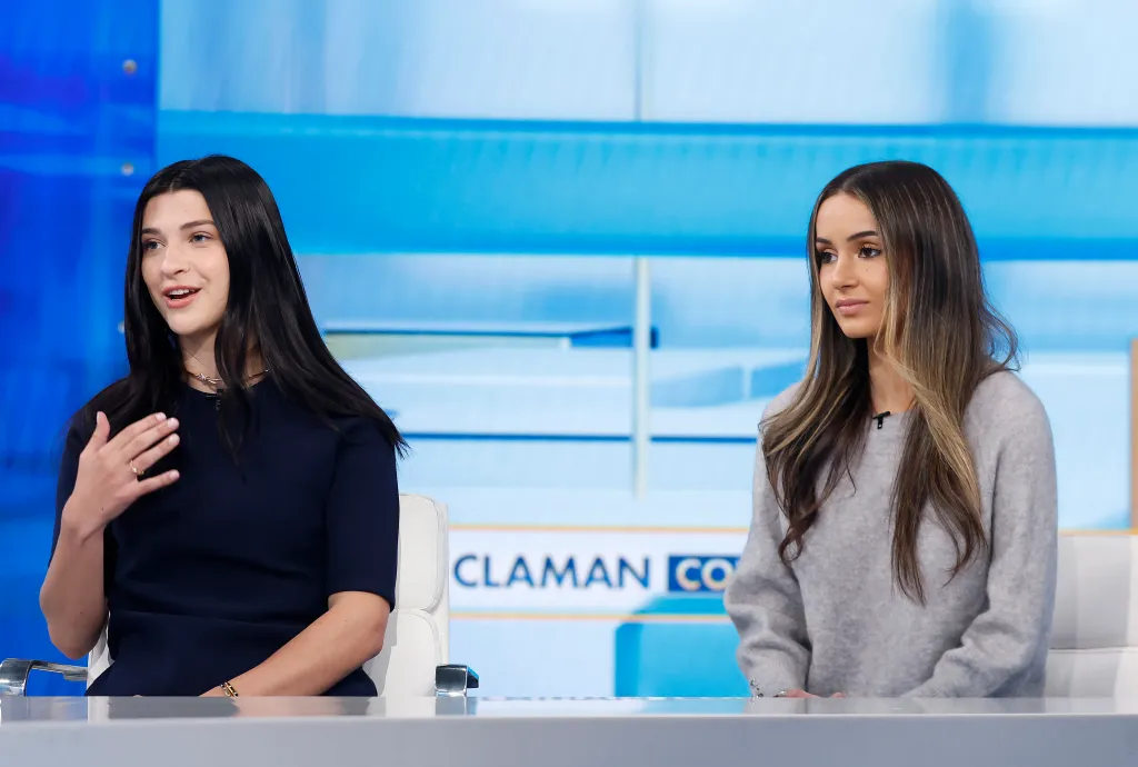 Phoebe Gates and Sophia Kianni at Fox Business Network Studios
