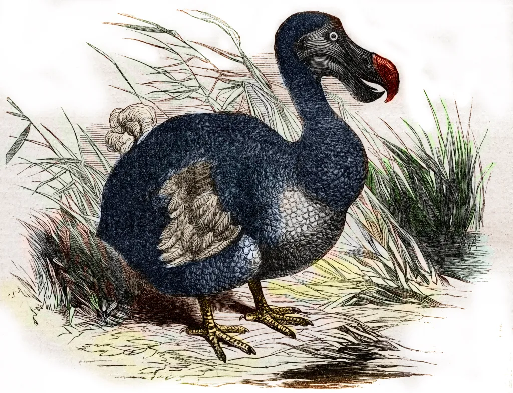 Illustration of a dodo bird.