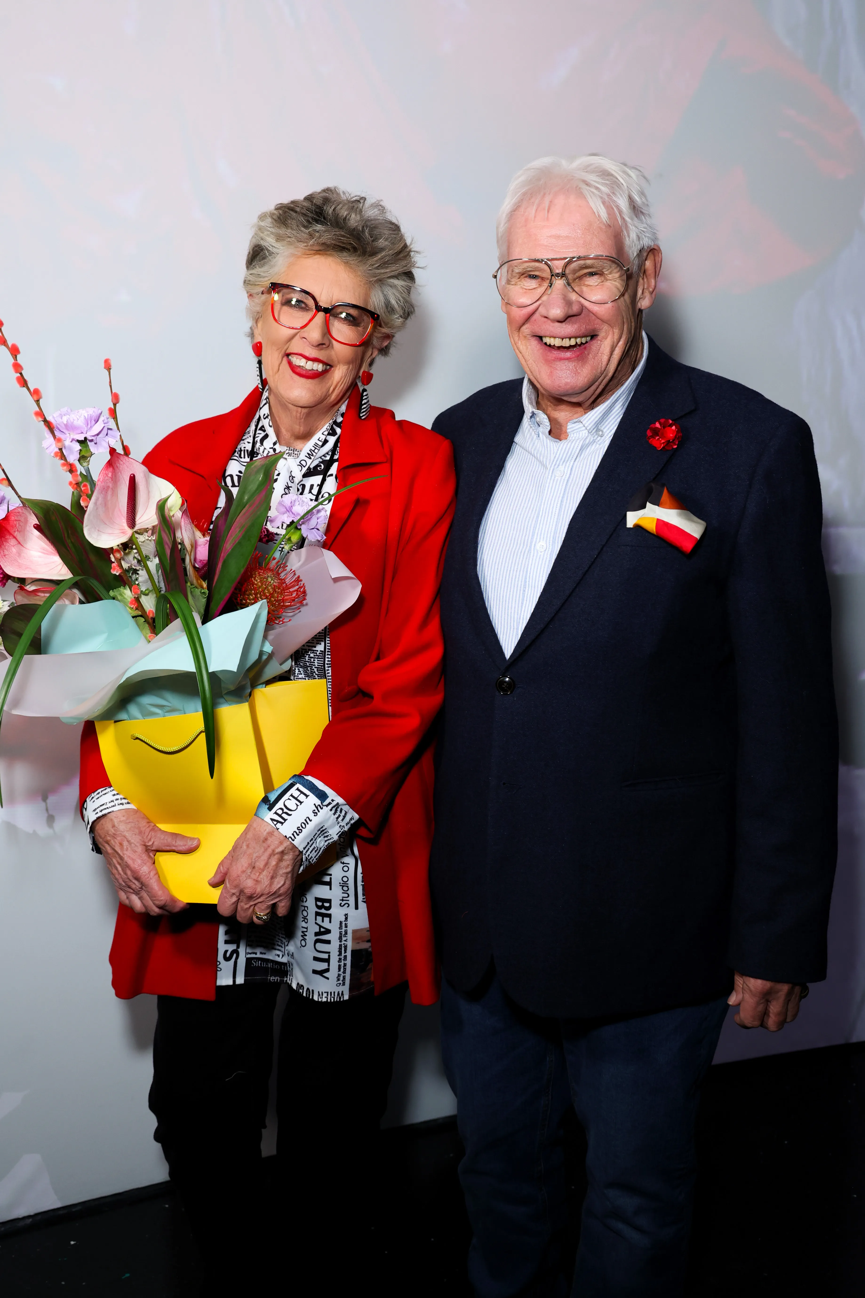 Prue Leith and husband John Playfair