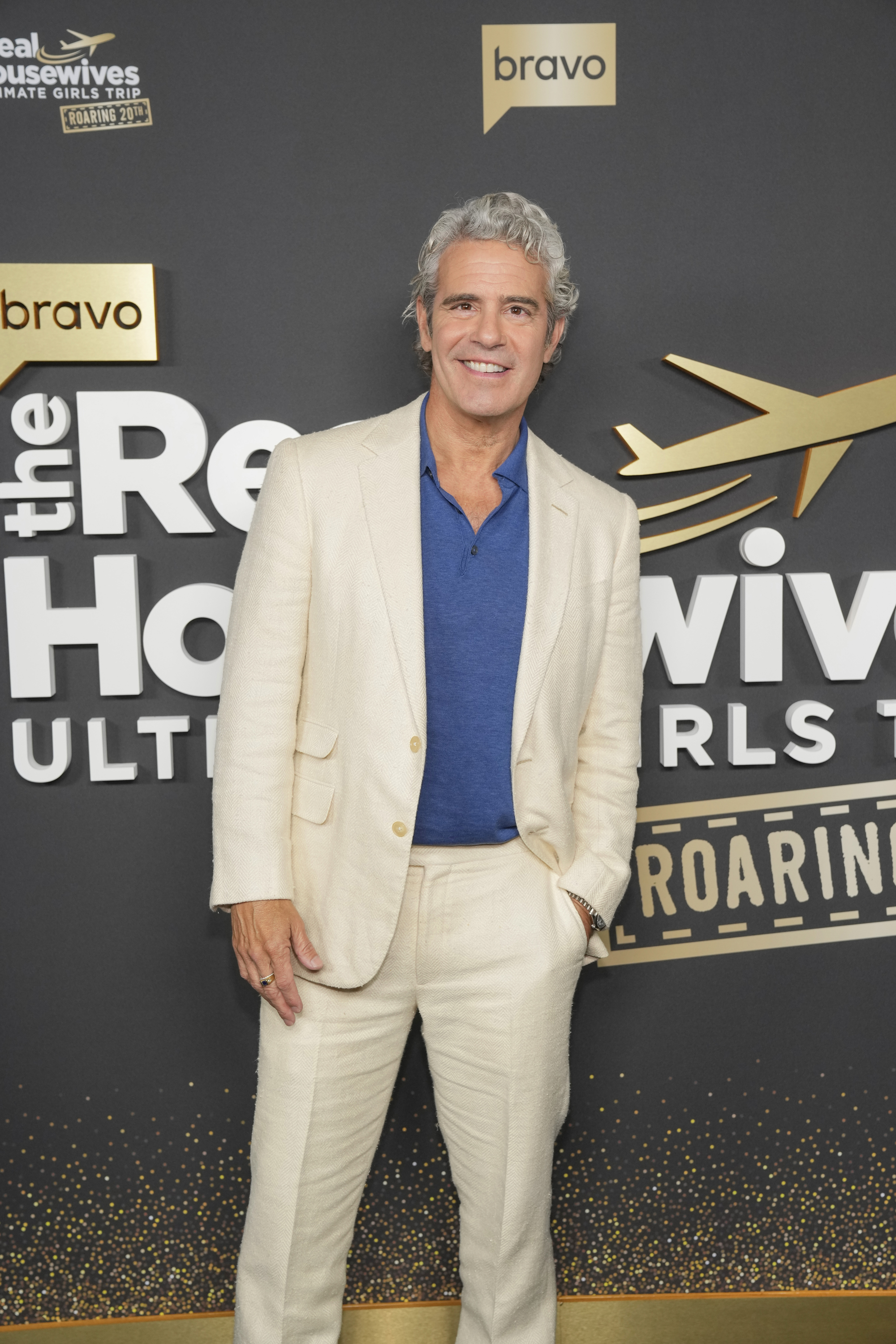 Andy Cohen at "The Real Housewives Ultimate Girls Trip: Roaring 20s Launch Event."